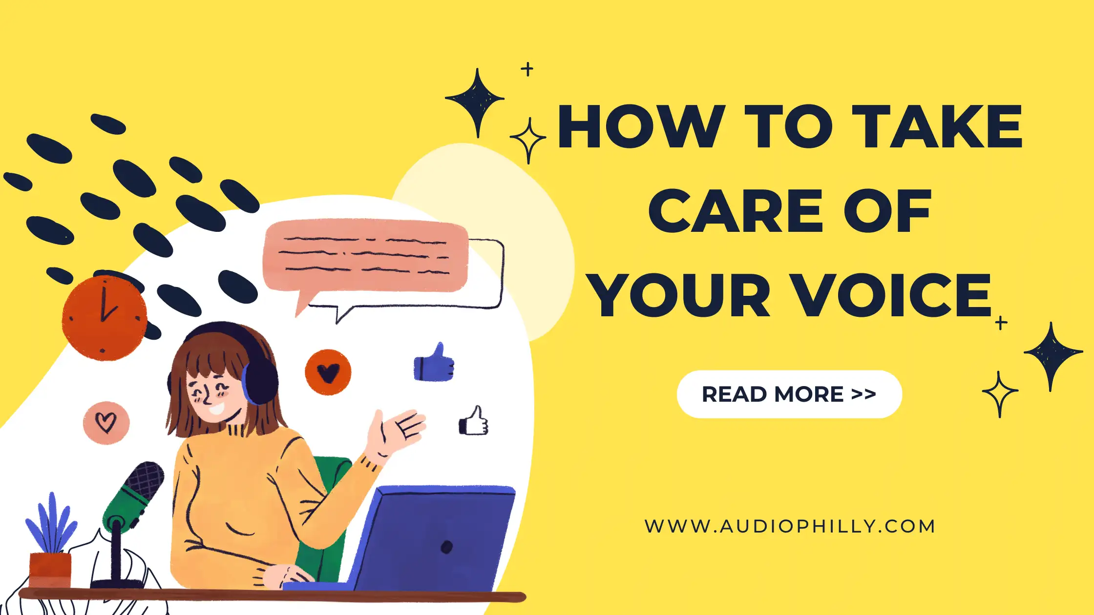 how to take care of your voice as a voice actor